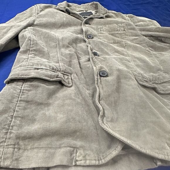 Allsaints Corduroy Blazer Men’s XL Beige Sport Coat Milliner Jacket - Picture 6 of 9